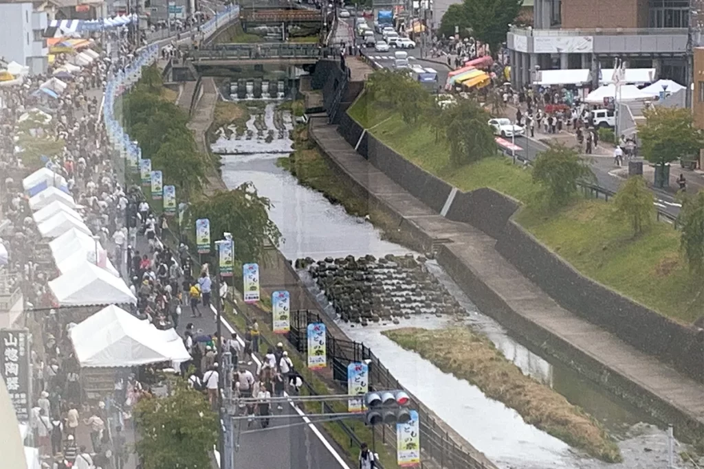 瀬戸川沿いの様子