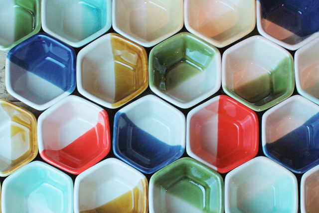 瀬戸焼き セトヤキHEX5分掛け