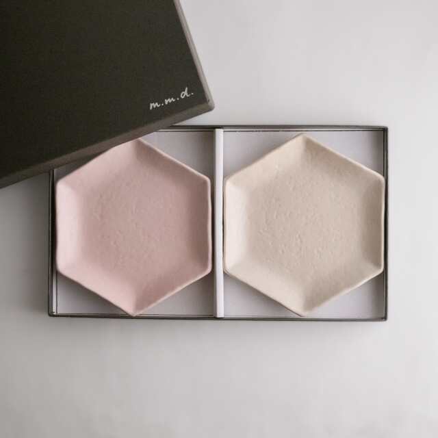 取皿2枚セット muted colors line