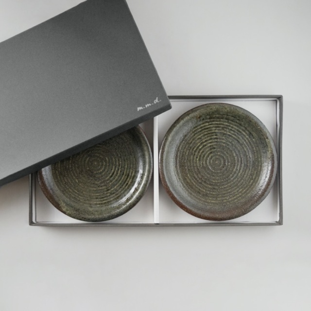 m.m.d. / 丸皿サイズS / 緑結晶シリーズ
