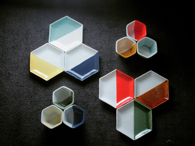 瀬戸焼き セトヤキHEX5分掛け